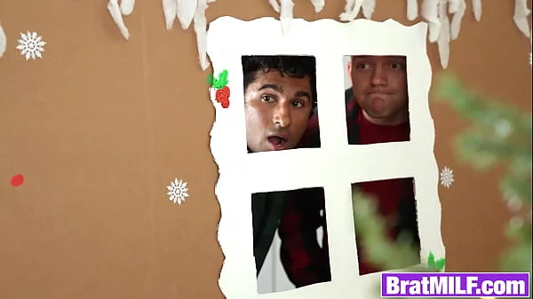 Stepmom MILFs swapped for Christmas They will do anything for charity!