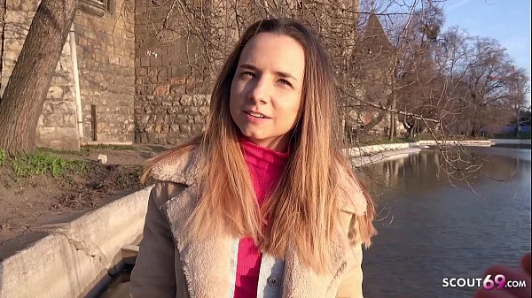 GERMAN SCOUT - TINY GIRL MONA IN JEANS SEDUCE TO FUCK AT REAL STREET CASTING