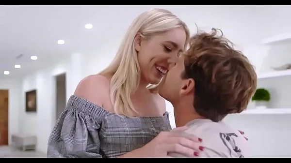 Hot stepsister helps front friend