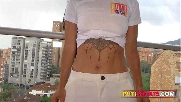 Peruvian Slut In Tight Shorts Cooking Anal Creampie